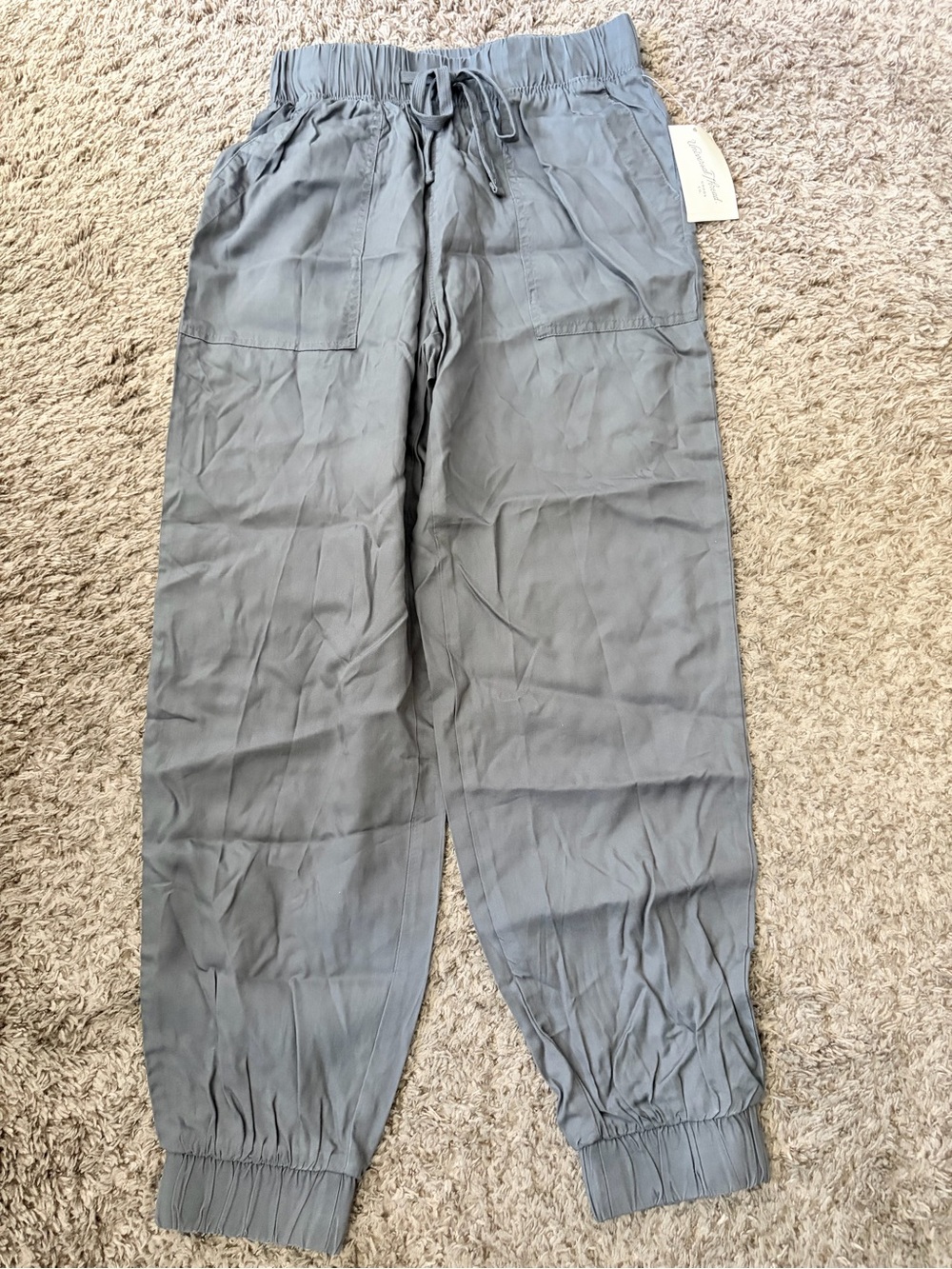 Women’s Casual Drawstring Jogger Pants - Gray
